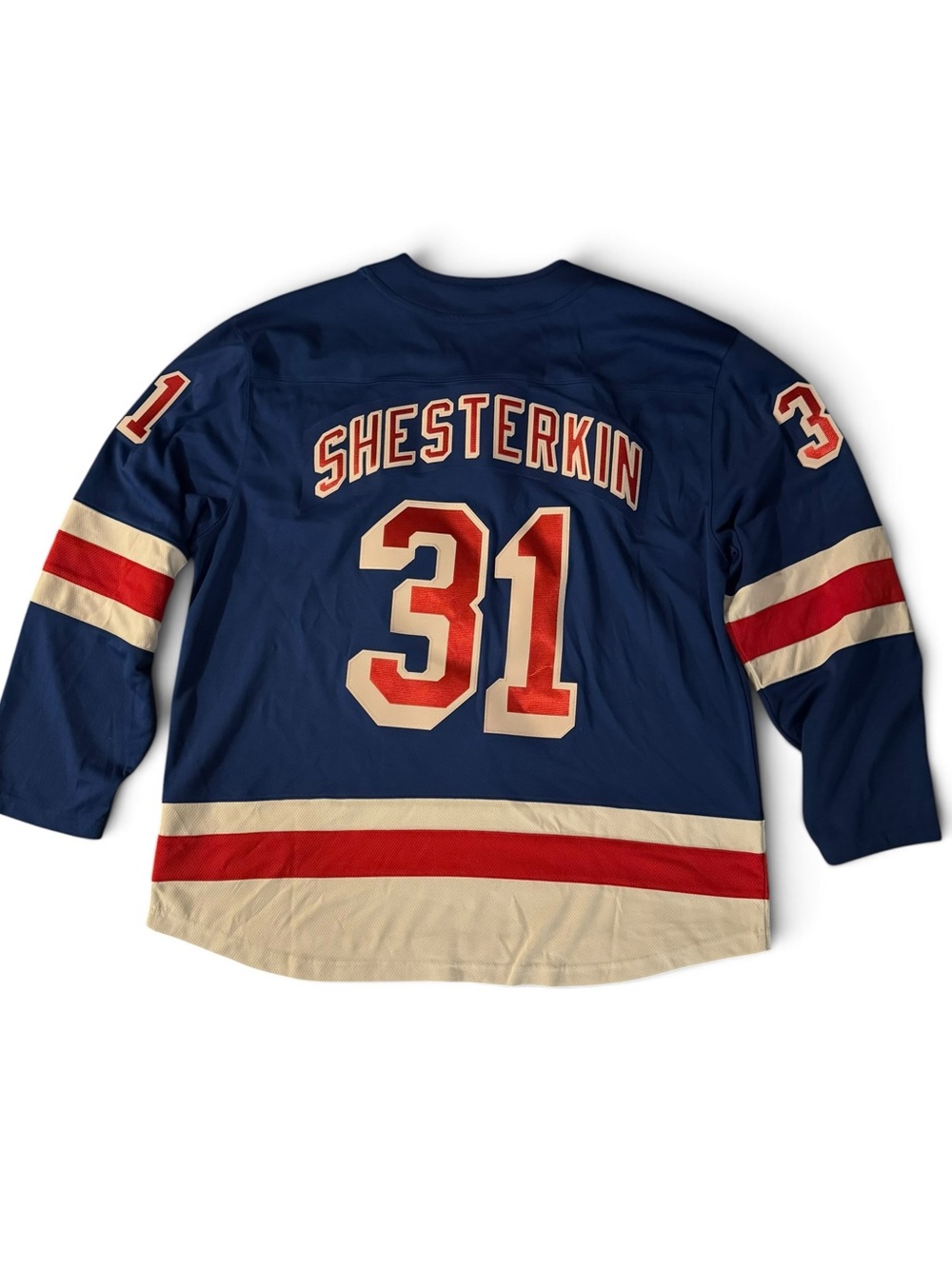 New York Rangers Igor Shesterkin #31 Fanatics Jersey XXL Like New - Picture 7 of 14